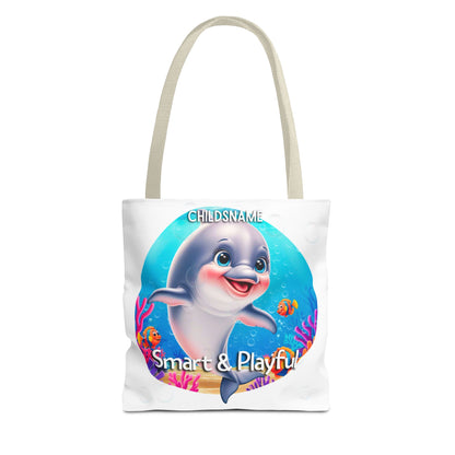 Personalized Kids Octopus Beach Tote Bag Smart & Playful