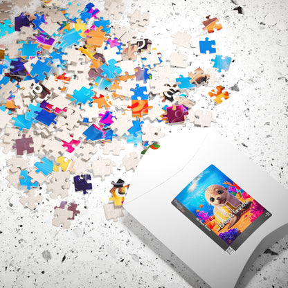 Custom Kids July Birth Month Seal Puzzle  