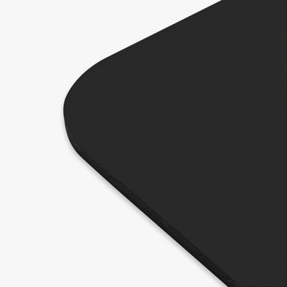 Black smooth surface birth month mouse pad with rounded corners for home decor
