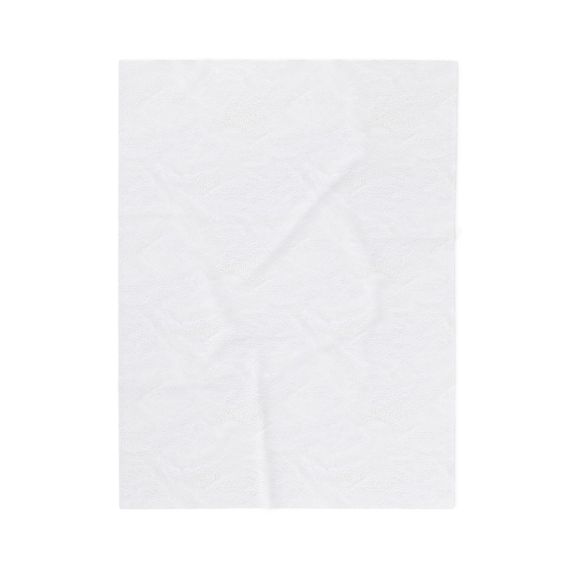 Blank white all over prints kids birth month blanket soft and cozy for babies